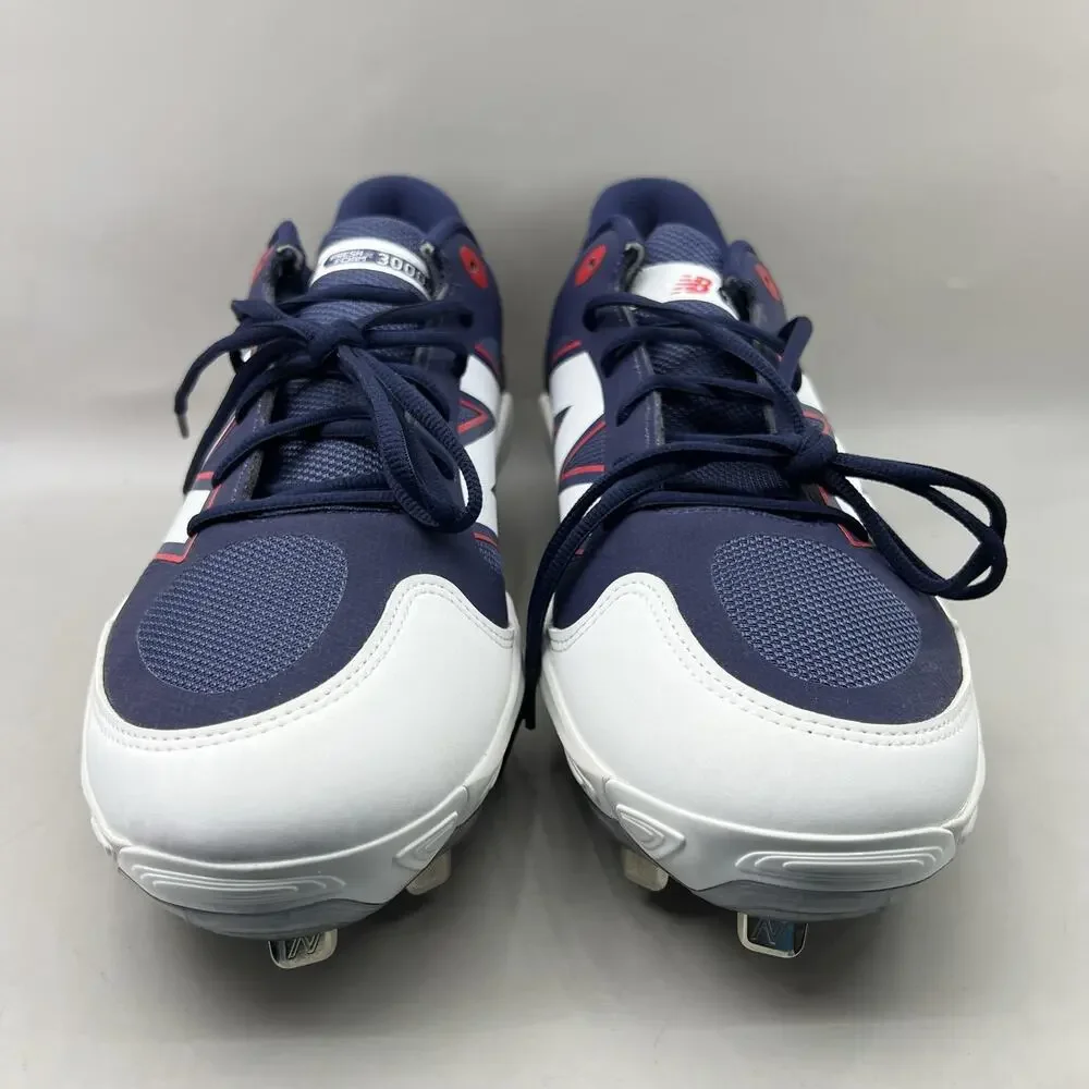 New Balance 3000 V7 Metal Baseball Cleats Men Size 13 2E Wide Blue Comfort Shoes